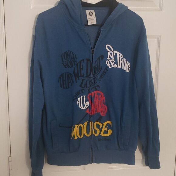 Mens Small Disney Hoodie Zip Up - Picture 1 of 5